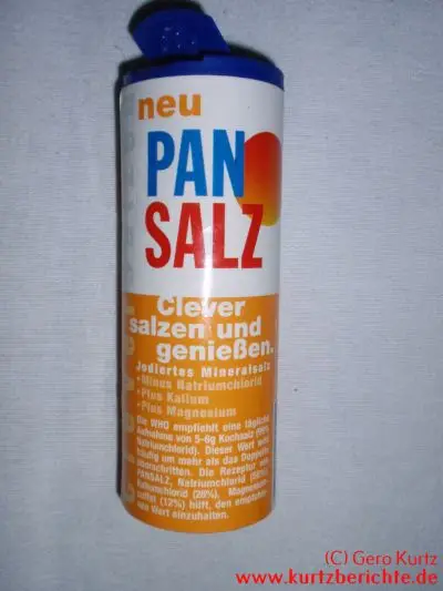 Pansalz zur Blutdrucksenkung