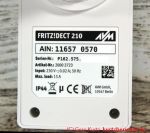 Smarte Steckdose FRITZ!DECT 210 - Typenschild