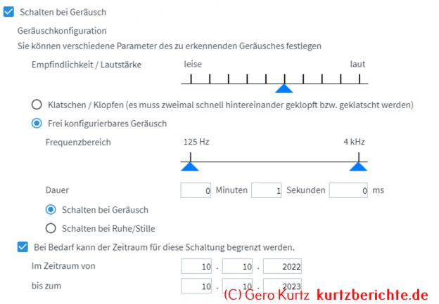 Smarte Steckdose FRITZ!DECT 210 - Schaltplan nach Geräusch