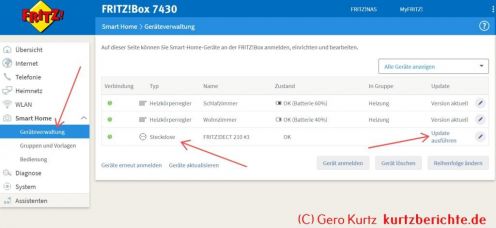 Smarte Steckdose FRITZ!DECT 210 - Geräteverwaltung