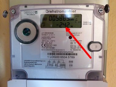 Balkonkraftwerk Stromzähler Einspeisung