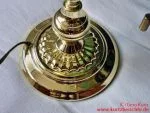 Bankers Lamp - Sockel aus Messing