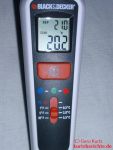 Black & Decker Li Ion Energiespar Detektor - Display mit Temperaturanzeige