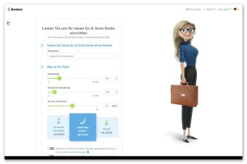 Go und Grow Konto einrichten - Sparplan