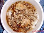 Hähnchenreste für eine Hühnersuppe