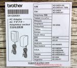 Brother PT-P300BT P-Touch Cube Etikettendrucker - Hinweis auf das richtige Netzteil