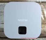 Brother PT-P300BT P-Touch Cube Etikettendrucker - Rückseite des Gerätes