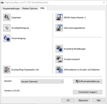 Powerreinigung unter Windows
