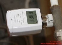 Eurotronic Comet DECT 17 Thermostat im Adaptionsmodus