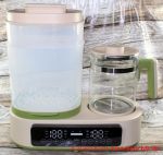 Feekaa Babyflaschen Sterilisator - Grundgerät mit aufgesetzten Aufsätzen