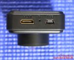 Fodsports DashCam Full HD Car Camera - seitliche Ansicht mit Anschlüssen
