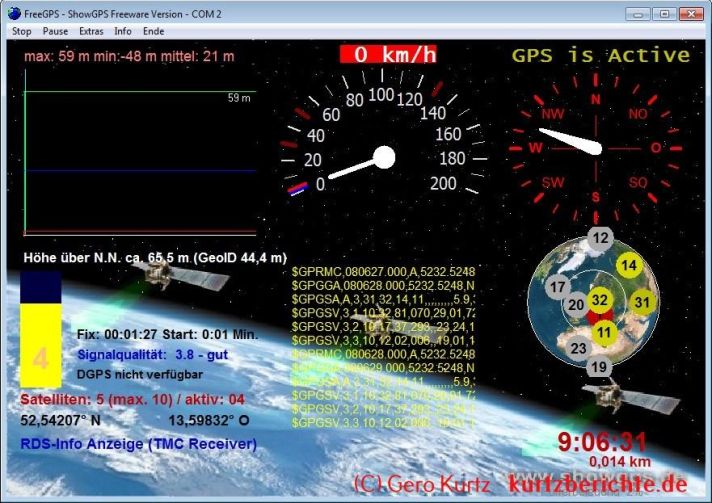 GPS Maus Nokia LD-3W - FreeGPS ShowGPS