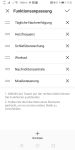 Huawei Health - Funktionen anpassen