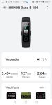 Huawei Health App - Geräteeinstellungen