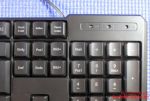 KLIM Chroma Tastatur rechter Bereich mit den drei Statusanzeigen