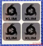 KLIM Chroma Tastatur - vier KLIM Aufkleber