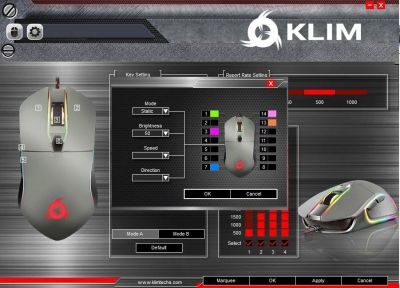 KLIM AIM Software 03 - Farbeinstellung