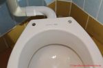 LOBENSWERK Toilettendeckel - gereinigte Anschlussbereich für den Toilettendeckel