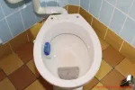 LOBENSWERK Toilettendeckel - abgenommener alter Toilettensitz