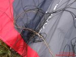 Lenkdrachen Paraflex Sport RTF - Schnüre mit Unkraut