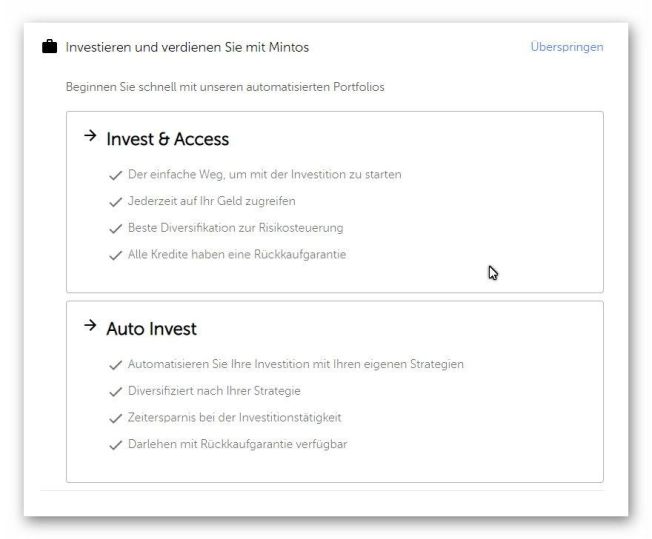 Geld Anlegen bei Mintos - Investitionsmöglichkeiten