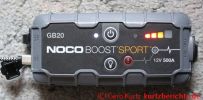 NOCO Boost Sport GB20 500A 12V UltraSafe Starthilfe - Ladeanzeige orange