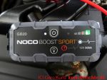 NOCO Boost Sport GB20 500A 12V UltraSafe Starthilfe - die weiße Boost LED leuchtet
