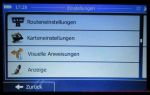 Navigationsgerät DBpower  MT3351 Navigationsprogramm Einstellungsmenü