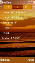 Handy Nokia 5320 - Infos zur Wegstrecke