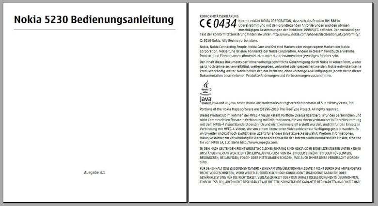 Nokia 5230 Bedienungsanleitung