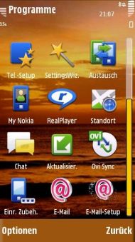 Nokia 5230 Menü Programme
