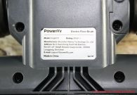 Powerffy Knight 11  Akku Staubsauger - Typenschild der Bodendüse