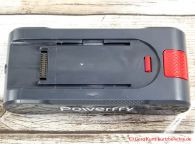 Powerffy Knight 11  Akku Staubsauger - Akku Ansicht der Oberseite