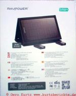 RAVPowe Sola  Ladegeraet Charger 013