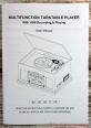 Retro Radio Plattenspieler Kassette Bluetooth - Bedienungsanleitung