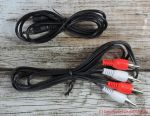 Retro Radio Plattenspieler Kassette Bluetooth - Klinkensteckerkabel und Anschlusskabelset für externe Lautsprecher