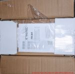 TROTEC Kondensationstrockner TTK 30 S - geöffnete Verpackung mit Bedienungsanleitung