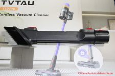TVTAU Akkustaubsauger T10 - 2 in 1 Düse als Pinselsauger