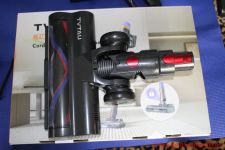 TVTAU Akkustaubsauger T10 - Große Bodendüse mit LED Licht von oben