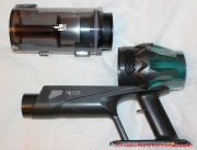 Vexilar V15Max Akku Staubsauger - Grundgerät und abgenommener Staubbehälter