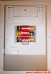 Wetterstation WS 3650 Empfangs- und Anzeigeeinheit geöffnetes Batteriefach