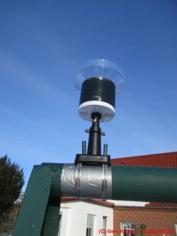 Netatmo Regenmesser montiert