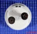 Netatmo Außensensor aufgeschraubt Innenteil mit den Batteriefach