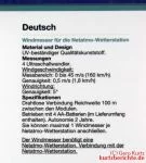 Netatmo Windmesser Verpackung Rückansicht technische Details