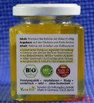 Yuneiko Bio Robinien-Honig - Rückseite mit Aufkleber