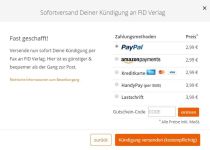 FID Verlag Kündigung per Fax Preise