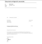 Faxprotokoll HUK Coburg