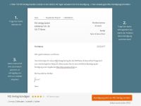 Kündigungsschreiben FID Verlag