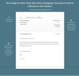 Kündigungsschreiben Fitnessstudio Triple Nine 2