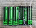 Sechs mitgelieferte ISOTRONIC Power AAA Micro-Batterien